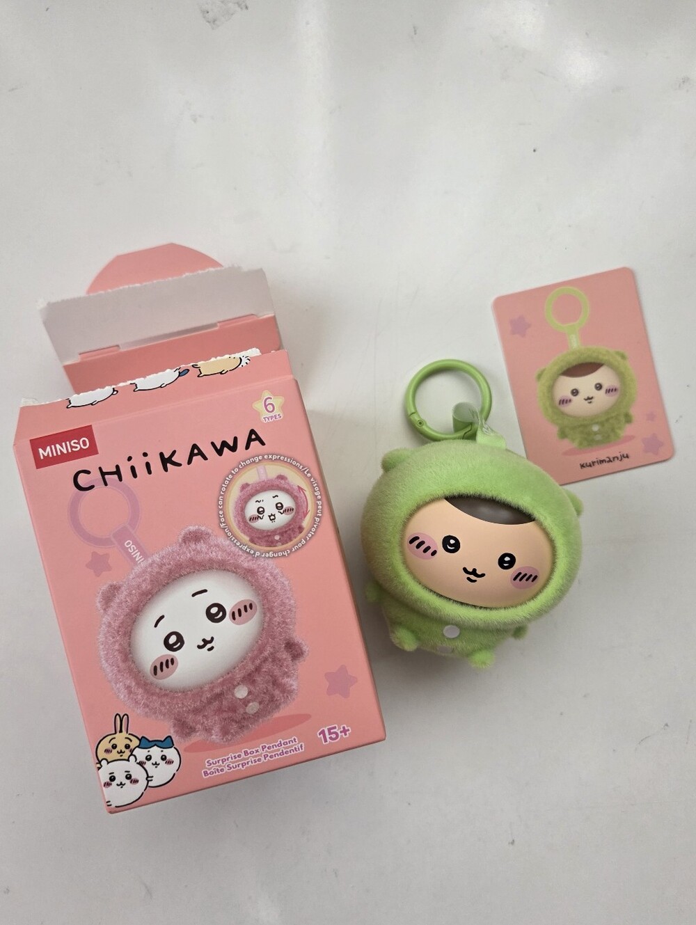Chiikawa NEW Kurimanju Pajama Pendant Miniso
